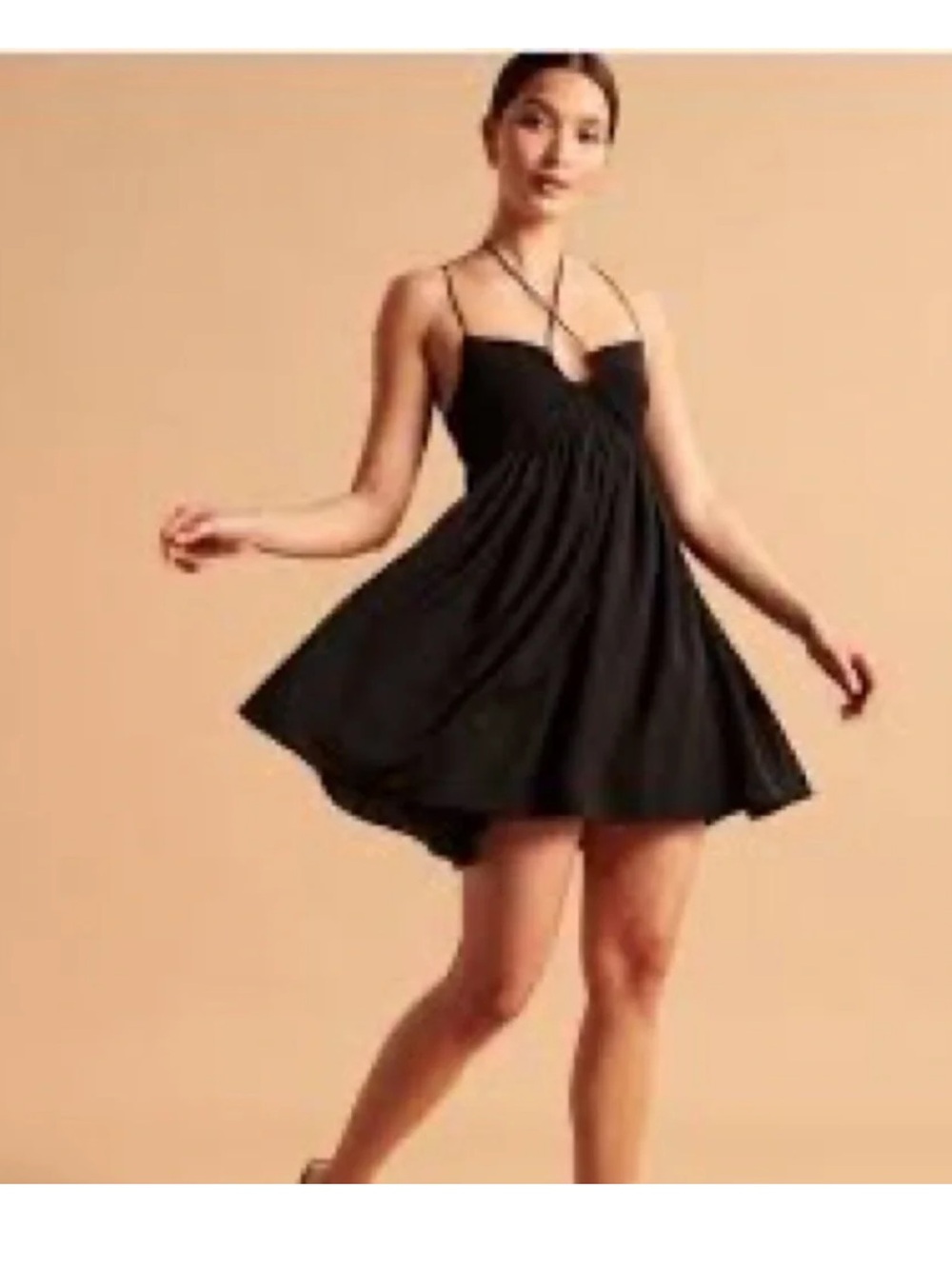 Black Spaghetti Strap Dress